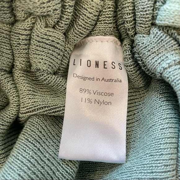 Lioness adjustable military minds mini dress sage green - Picture 4 of 4